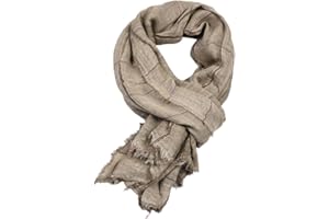 LIUPUUDLY Schal Herren Weiche Leichter Schal aus Baumwolle Mode Lang Halstuch Herrenschal