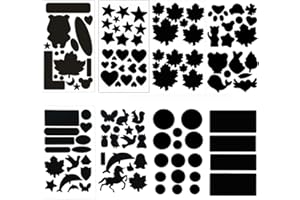 BCBF 8 Fogli Toppe di Riparazione per Piumini, Toppa Adesiva per Tessuti,Autoadesive,Morbide, Impermeabili, Toppe Adesive Piumino per Fissare I Fori nei Vestiti, nei Sacchi A Pelo(Nero)