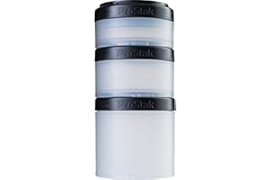 Blender Bottle Pro Stak Expansion Pak Clear Black - 3 Unidades