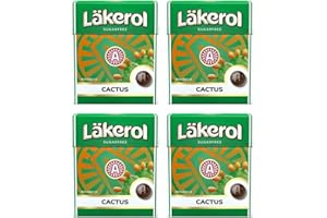 Cloetta Lakerol Sugar Free pastillas 4 cajas of 25g