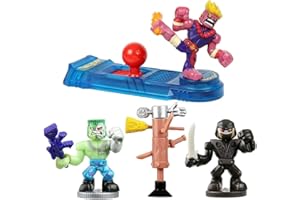 Akedo Ultimate Arcade Warriors Starter Pack Mini Battling Action Figures Ready, Fight, Split Strike