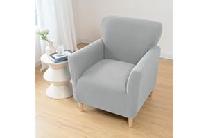 UYEOCO Copripoltrona 1 Posto con Braccioli Relax Reclinabile Universale Copri Poltrona Elasticizzato Lavabile Rimovibile Fodera per Poltrona Poltroncine Relax Copertura per Poltrona Elettrica Reclinabile ( C