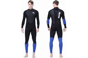 Joysummer Muta Intera per Uomo Donna Gioventù, Mute da Sub in Neoprene da 3mm Termica Protezione UV Zip Posteriore Costume da Bagno Intero Gioventù Pelle da Immersione per il Surf Sport Acquatici