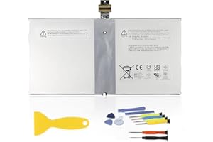 ANTIEE G3HTA027H DYNR01 38.2Wh Akku Kompatibel mit Microsoft Surface Pro 4 1724 12.3" inch Series Tablet G3HTA026H 7.5V 5087mAh with Tools