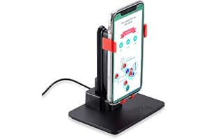 NEWZEROL Telefongungenhet kompatibel med Pokemon go/Poke Ball Plus/kläckande ägg/steg-utmaning, mobiltelefonstegräknare, [USB-kabel] [tre hastighetslägen] [tyst version] snabba steg tjäna enhet