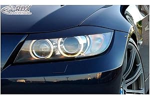 RDX Racedesign RDSB056 Scheinwerferblenden 3-Serie E90/E91 Limousine/Touring inkl. Facelift (ABS), Unlackiert
