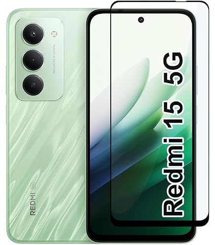 Xiaomi Redmi 15 5G Smartphone 8+256GB,Ripple Green,7000mAh Battery