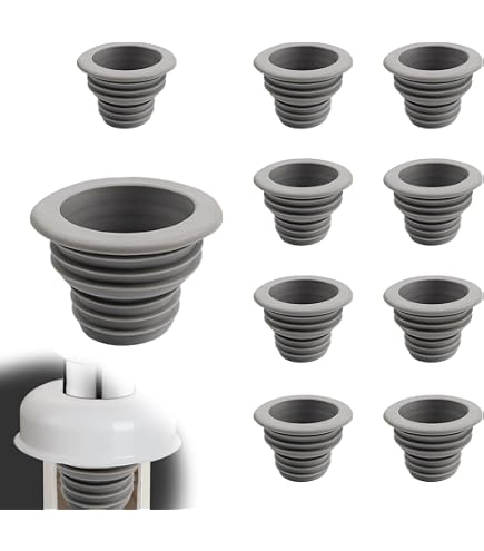 Bouchon D'étanchéité Pour Tuyau D'égout - PP, Diamètre ~4-5cm, Pour Machine à Laver, Cuisine, Salle De Bain - 12