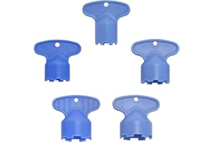 HSLPSM 5 Stück Schlüssel für Wasserhähne, 5 Größen Cache Wasserhahn Belüfterschlüssel Entfernung, Schlüssel für Wasserhähne, für M16,5, M18,5, M21,5, M22,5, M24