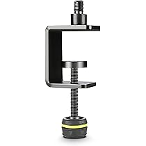 Schwanenhals Mikrofonständer 30,5 Cm (12 Zoll) – Flexibler Metallarm Mit 1/4 Zoll Gewinde, Schwarz