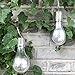 Produktbild Garten-hängende Lampe wasserdichte Solarlampe drehbare im Freien Garten-kampierende hängende LED-helle Lampen-Birne (Silber)
