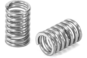 GUNGY Ressort de Compression 15mm Ressorts Compression en Acier Inoxydable Diamètre du Fil 1,4mm Diamètre Extérieur 10mm Force du ressort 3,75KG 10 Pièces