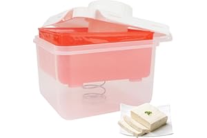 SYXLS Pressa Tofu, Scolapressa Tofu Fatta In Casa, Pressa Tofu Originale, Può Essere Lavata In Lavastoviglie Per Migliorare La Qualità Del Piatto, Adatta a Tutti i Tipi Di e Formaggio (Rosso)