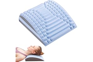 PUIMENTIUA Back Stretcher,Back Stretcher for Pain Relief,Neck Stretcher,Multi-Level Spine Board Neck Hump Corrector Cervical Traction Device