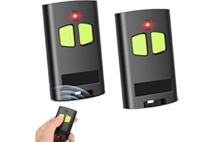 LUIRSAY 2 unidades de control remoto compatible con Benincà TO.GO 2VA, mando a distancia Garage 433,92 MHz 2 canales, mando a distancia con doble codificación Advanced Rolling Code y Rolling Code