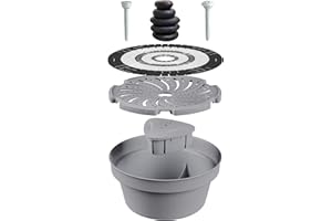 Hydria Starter Set, Two Accessories, Turn Any Pot Into a Fountain, Rechargeable Battery, LED Lights & Remote Control, No Solar, Indoor & Outdoor Fountain, Easy Setup (Pot Not Included), British Brand
