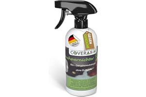 ‎COVERAX Coverax BIO Geruchsentferner I Enzymreiniger & Geruchsneutralisierer I Katzenurin, Hundeurin, strenge Gerüche entfernen auf Couch, Auto, Teppich I Geruchsneutralisierer Spray 500ml