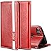 Produktbild [Neue Version]Huawei P10 Lite Leder Hülle,Huawei P10 lite Hülle,Roreikes Business Stil Wallet Folio PU Leder Flip Cover Brieftasche Wallet Case Ledertasche Handyhülle Tasche Case Schutzhülle Hülle Etui im Bookstyle mit Standfunktion Magnetverschluss und Karte Halter für Huawei P10 lite