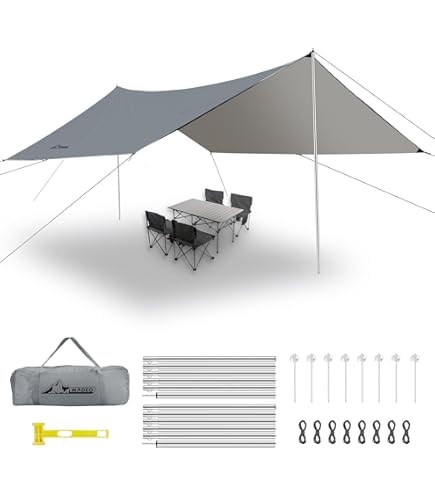 Nieuwe High Peak Tarp 1 (300x300 cm) - Universele Beschuttin - Tenten