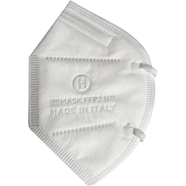 15 Mascherine FFP2 Arancioni Made In Italy - Certificate CE, 5 Strati, Confezione Singola, Elastici Morbidi - Foto 5