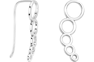 SOFIA MILANI - Kolczyki Damskie Srebro 925 - Nausznica z Motywem Okrąg