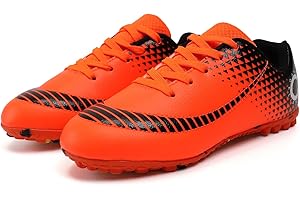 YHLLZY Boys Football Boots Kids Football Shoes Astro Turf Trainers Girls Soccer Athletics Training Shoes Teenager Outdoor Sport Shoes Sneakers for Unisex Kids
