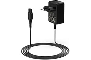 Jippofu 5.5V Caricatore per Lavavetri Kärcher WV5, WV5 Premium, WV75, WV75 Plus, WV60, WV70, WV1, WV1, WV2, WV45, WV55, KV4, KWI 1, WV Easy/Classic Alimentatore Aspirazione Finestre Adattatore Charger