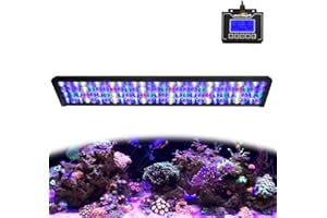 PopBloom ha portato l'illuminazione dell'acquario ha portato la lampada dell'acquario recifal acquario di barriera luce di acqua di mare per 90cm 36inch 3ft acquario marino serbatoio corallo