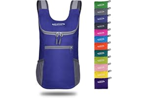 G4Free Ultra Lightweight Small Rucksack Foldable Backpack Packable Rucksack 11L for Travelling Walking Cycling Hiking or Multipurpose Daypacks Unisex