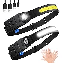 Lampe Frontale Rechargeable LED T6 3000 Lumens Pour Chasse Et Vélo