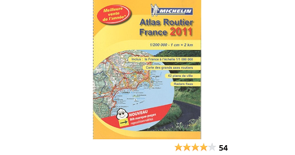 Amazon Fr Atlas Routier Et Touristique France 1 200 000 Michelin Livres