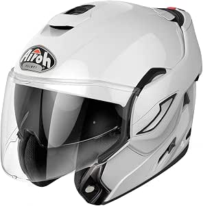 Airoh Unisex's REV 19 Helmet, Color White Gloss, M : Amazon.co.uk:  Automotive