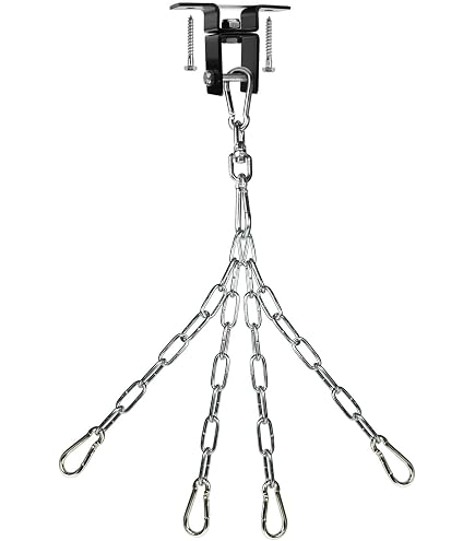 Crochet Suspension VANROUG 272kg - Pivot 360°, Pour Sac De Frappe, Yoga Aérien, Hamac