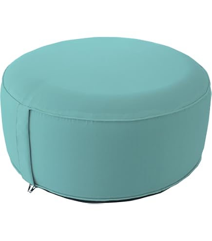 Exner Pouf Gonfiabile Per Esterni In Poliestere: Seduta Portatile Con Imbottitura Inclusa, Colore Toffee (55x25 Cm)