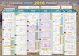 Calendrier familial catholique 2016 : Calendrier romain mural