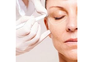 Hahhhha Rotulador para la piel y las cejas, color blanco quirúrgico, maquillaje permanente, portátil, tinta no tóxica para salón profesional, tatuadores, salones de belleza, personal (12 cm)