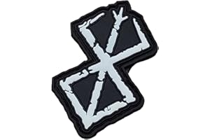 LEGEEON Glow Dark Berserk Brand of Sacrifice Anime Manga PVC Patch