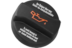 RAPIDBOK Tappo Olio Motore, Tappo Rabbocco Olio, Olio Tappo di Riempimento, Tappo Carico Olio, Tappo Serbatoio Olio, Adatto per la Maggior Parte Delle Auto, Nero