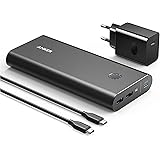 Anker PowerCore+ 26800 PD 45W Powerbank mit 45W PD Ladegerät, Power Delivery Set mit externem Akku für USB-C Laptops, MacBook
