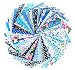 Produktbild RayLineDo 50 10 * 10 cm Anderen Muster Patchwork Stoff Craft bedruckter Baumwolle Material gemischt Quadrate Bundle Quilten Scrapbooking Artcraft DIY Stoff, Bule, 10cm*10cm