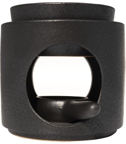 TG. L 12 x B 12,2 x H 12 cm) Pajoma - Lampada profumata in bambù