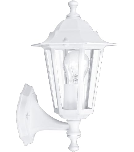 APPLIQUE DA ESTERNO MAN LUCE FRONTALE IN ALLUMINIO LAMPADINA E27
