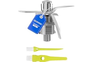 MIYUNN Lame per Vorwerk Bimby TM21, Gruppo Coltelli per Robot da Cucina Thermomix Vorwerk TM21 Materiale in Acciaio Inossidabile Facile Installazione e Accessori di Ricambio