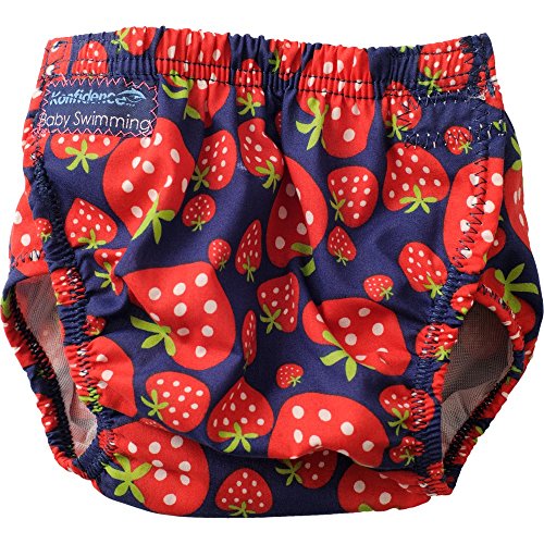Konfidence Swim Nappy - one size - adjustable / reusable - Strawberry by Konfi-store
