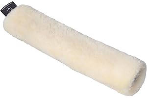 ‎WERNER CHRIST Werner Christ Horse ® Lammfell Genickriemenschoner – Pferde Genickschutz aus echtem Fell für Trensenzaum, Halfter, Kopfstück und Zaumzeug, one Size (32 cm), in weiß, Natur, schwarz und braun