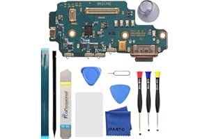 iParto Ladebuchse Ersatz Kit für Samsung Galaxy S22 Ultra 5G SM-S908U SM-S908U1 USB Flex Dock Connector Charging Flex Ersatz mit Werkzeug