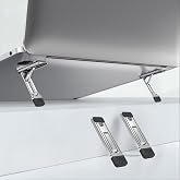 McStorey Cep Telefonu ve Diz&uuml;st&uuml; Bilgisayar Standı | Katlanabilir İnce Metal Braket | Taşınabilir, Ergonomik Laptop ve Telefo