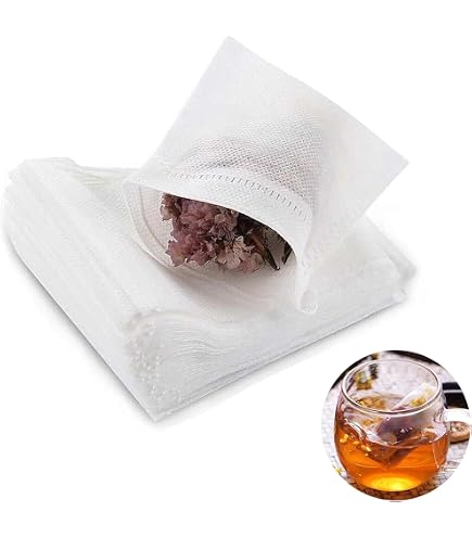 400 Teebeutel Aus Filterpapier – Mit Kordelzug Für Losen Tee, Kaffee & Gewürze