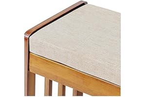 KicKiq Garden Bench Cushion Pads 100cm120cm 140cm 160cm 2/3 Seater Bench Seat Cushion Pad Mat for Patio Swing Chair Indoor Outdoor (Beige,120 * 35cm)