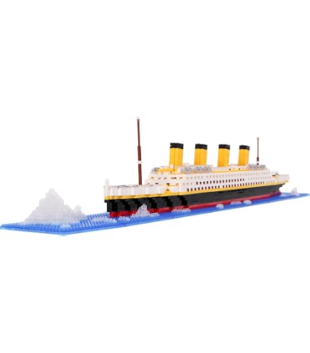 Set Mattoncini Sluban Titanic – 1018 Pezzi, Costruzioni, Compatibile Con Altri Blocchi, Per Bambini